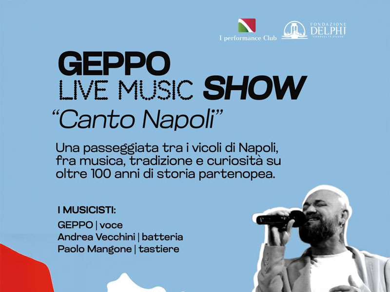 Live music show “Canto Napoli” – 23 Gennaio 2026