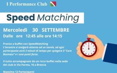 Speed Match – 30 Settembre 2026